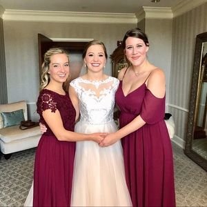 Lulu’s Burgundy Maxi dress